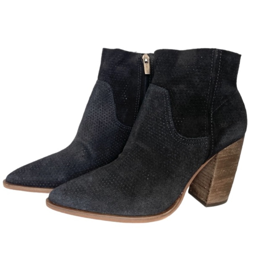 Vince Camuto Cava Black Ankle Boots 9.5M